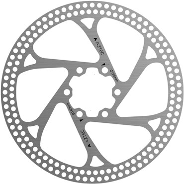 Aztec Stainless Steel Fixed Disc Rotor With Circular Cut Outs